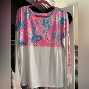 Lilly Pulitzer Breast Cancer Shirt